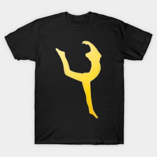 An athlete doing a ring jump T-Shirt